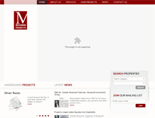 Tablet Screenshot of mouawadprojects.com